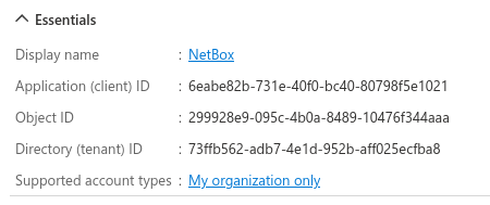完成的应用注册